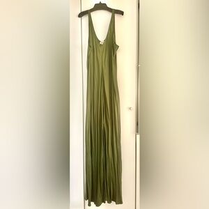 NWT LAGENCE Olive Green Maxi Dress PLUS SIZE